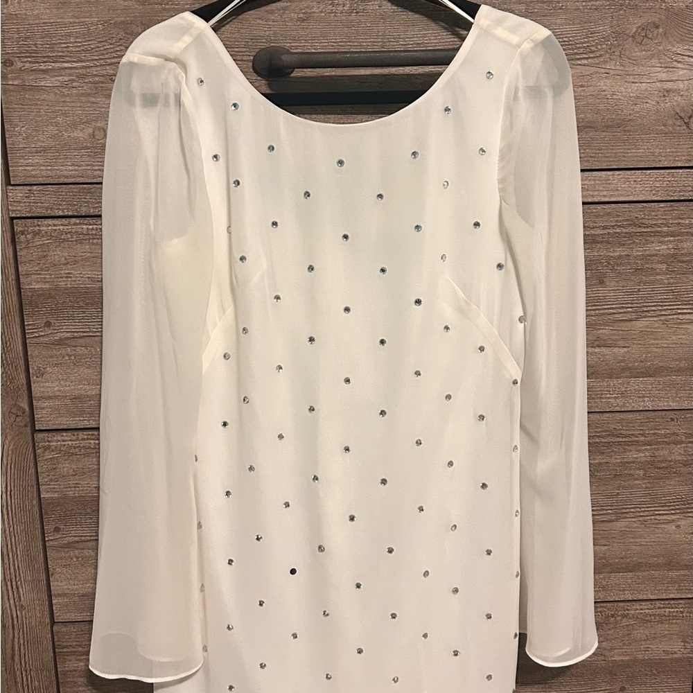 Allen B. By Allen Schwartz Ivory Dress